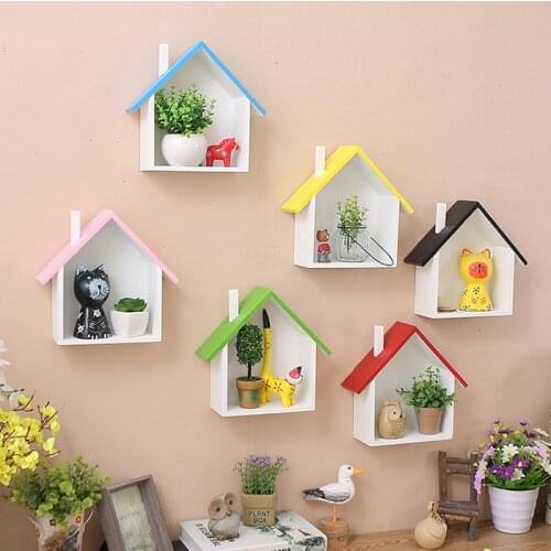 Continuous System Rural Colour Cottage Children Room Bedroom Wall Ornament Hanging Luggage Carrier A Partition Wall Decorate