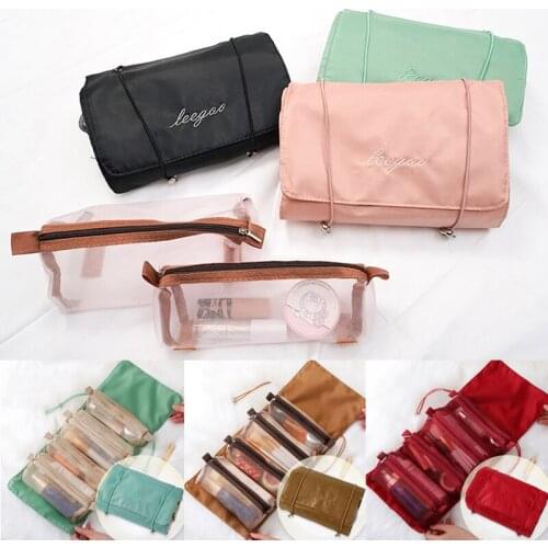 New Multifunctional Four-In-One Cosmetic Bag Large-Capacity Travel Cosmetic Storage Bag Portable Waterproof Storage Bag