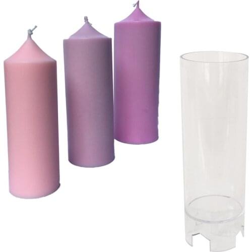 New High Quality DIY Candle Making Mould Cylinder-Shaped Candle Molds Candle Making Supplies