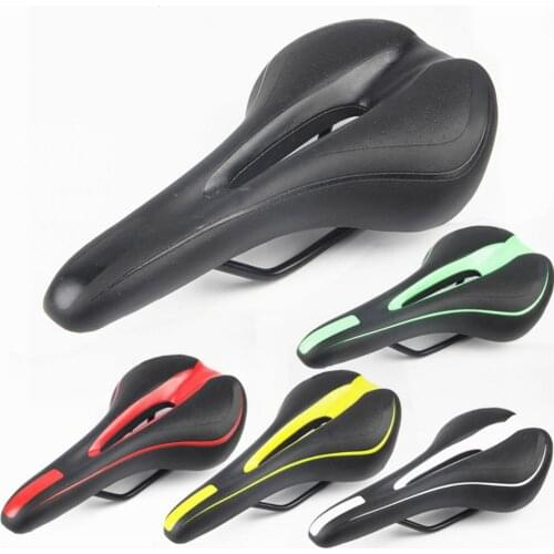 1pc Bicycle Seat Cushion Pad Leather Bicycle Saddle Skid-proof Comfort Front Seat Mat Cycling Accessories 27x14.5cm