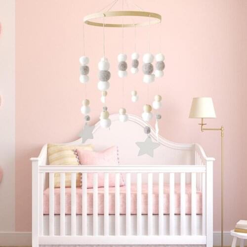 Hanging Rattle Beads Strings Ornamental Exquisite Workmanship Baby Crib Mobile Rattles for Home