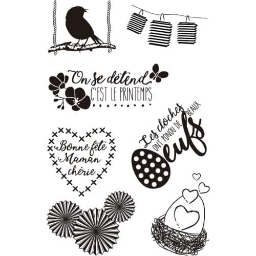 Maman Transparent Clear Silicone Stamp Seal DIY Scrapbooking photo Album A0230