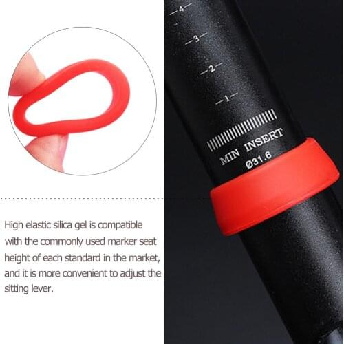 Bike Seat Post Ring Dust Cover Silicone Waterproof Bicycle Seatpost Case(5)