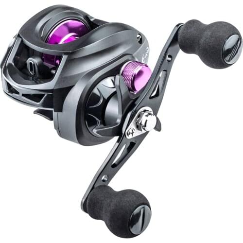 LINNWL Baitcasting Fishing Reel 8KG Max Drag Left Right Reel Fishing 7.2:1 High Speed Baitcasting Reel 210g Pesca