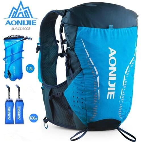 AONIJIE C9104 Ultra Vest 18L Hydration Backpack Pack Bag Soft Water Bladder Flask Hiking Trail Running Marathon Race SM ML LXL