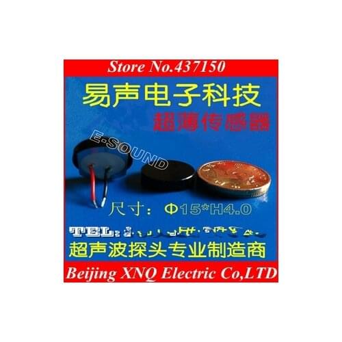 Ultra-thin waterproof ultrasonic sensor probe transceiver integrated transceivers ranging avoidance proximity switch