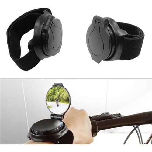 Universal Bicycle Arm Wrist Band Strap Rear View Mirror 360 Degree Rotating Adjustable For MTB Motorcycle Cycling Accessories