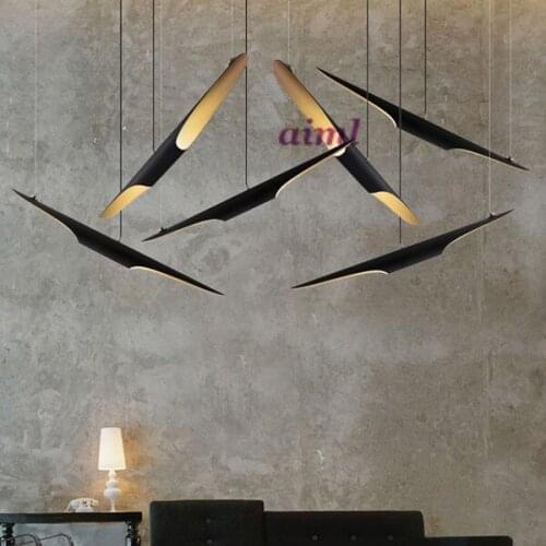 High qualityCreative double headed oblique mouth hanging lamp American retro retro personalized dining room Delightfull Coltrane