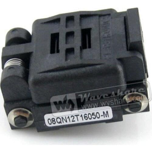 08QN12T16050 Plastronics IC Test Socket 1.27mm Pitch for QFN8, MLP8, MLF8 package