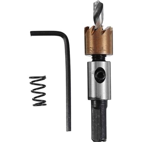 1pcs 12/14/16/18mm HSS Drill Hole Saw Cutter Drill Bit LJ-14 Tipped Drill Bit Hole Saw For Sheet Metal Wood Drilling Cutting