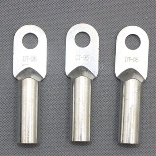 1piece DT-95 95mm2 Cable Lug Terminal Connector Copper Coated tin Tone for 12.5mm Dia Bolt Electric power fittings B type