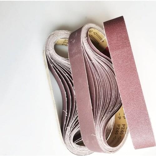 10Pcs 680*40mm Abrasive Polishing Sanding Belts Sanding Paper for Belt Sander Grit 60-800 Aluminium Oxide Grinder Band Belt