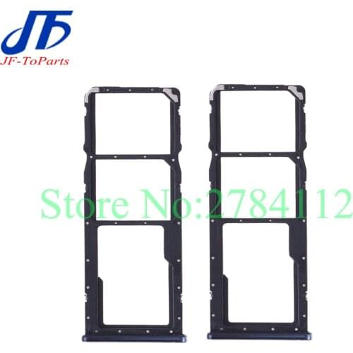 10Pcs For Huawei Y6 Y9 Y7 Pro 2019 SIM Card Slot SD Card Tray Holder Adapter Assembly Repair Parts Mobile Phone