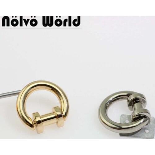 5 pairs handbag bag parts gusset clip clasp buckle screws connector,purse two sides hook handbag screws clasp connector