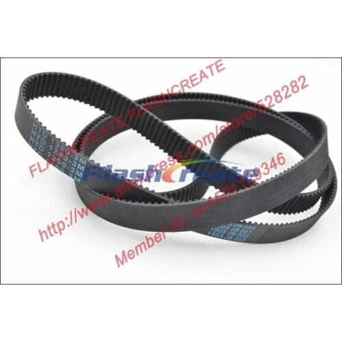 5pcs HTD3M belt 1290 3M 15 timing belt teeth 430 width 15mm length 1290mm rubber closed-loop belt 1290-3M Free shipping