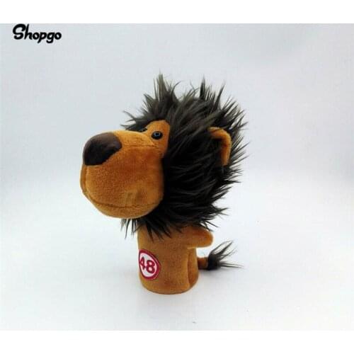 2020 Lion Golf Wedges Covers Plush Animal Golf Sand Wedge Set Head Covers Loft 48 50 52 54 56 58 60degree
