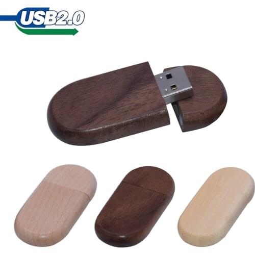 High Speed pendrive USB Flash Drives wooden real capacity 16GB 32GB 64GB 128GB Pendrive cle USB Stick(10pcs free custom logo)