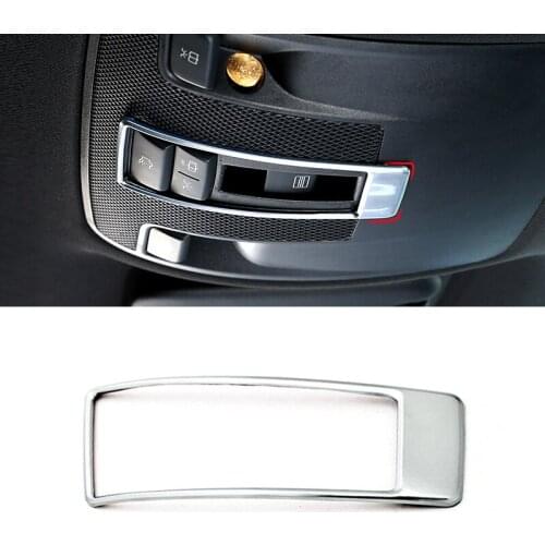 For Mercedes Benz A B CLA GLA Class W176 A180 C117 X156 ABS Chrome Car Sunroof Switch Frame Cover Protective Trim