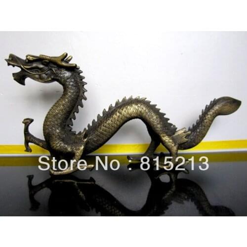 Wang 000215 Chinese bronze DRAGON statue *Twelve Zodiac statue
