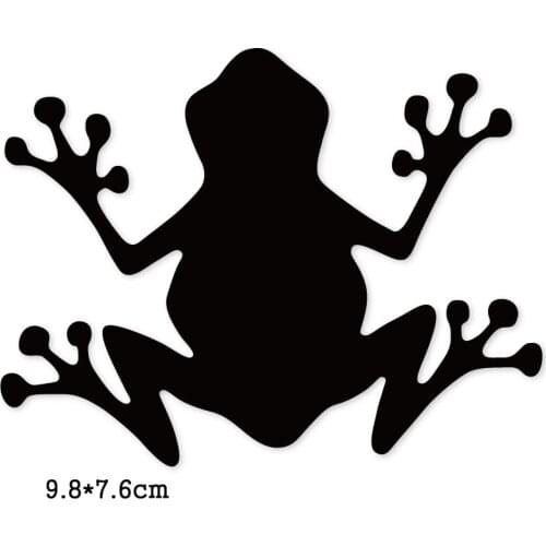 Frog 98*76mm Metal Steel Cutting Dies Stencil for DIY Scrapbooking Album Embossing Paper Cards Decorative Crafts Die Cuts Mould