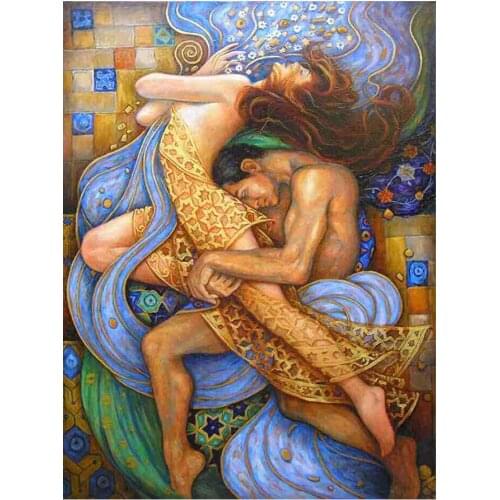 Male and Female Dance Diamond Painting Portrait Round Full Drill Nouveaute DIY Mosaic Embroidery 5D Cross Stitch Home Decor