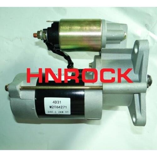 NEW STARTER MOTOR M2T64271 M2T64272 ME017004 859096 8S9096 16873 FOR CATERPILLAR EXACAVATOR EL70 FOR MITSUBISHI 4D31 ENGINE