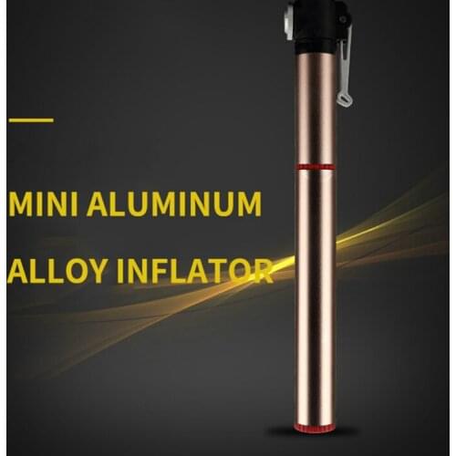 Portable Mini Bicycle Pump Aluminum Alloy Presta Valve Bike Tire Pump Inflator Ultralight with Mount Bike Accessories Ball Pumps