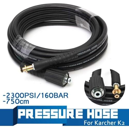 7.5m High Pressure Washer Hose Pipe Car Washer Pipe Cord Car Washer Water Cleaning Extension Hose for Karcher K2