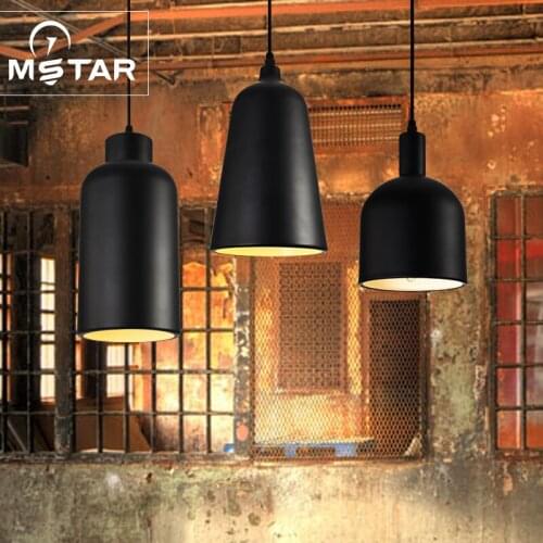 Nordic Simple Iron Loft Stair Pendant Light Warehouse Retro Industrial Lamp industrial lamp