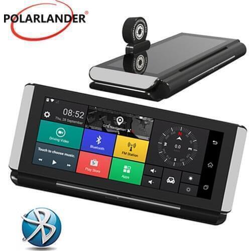 Folding control platform Android 16G external portable driving recorder Bluetooth 6.86 inch 3G/WIFI