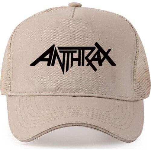 High quality pure cotton Men Anthrax logo Printed Baseball cap Fashion Style cap women