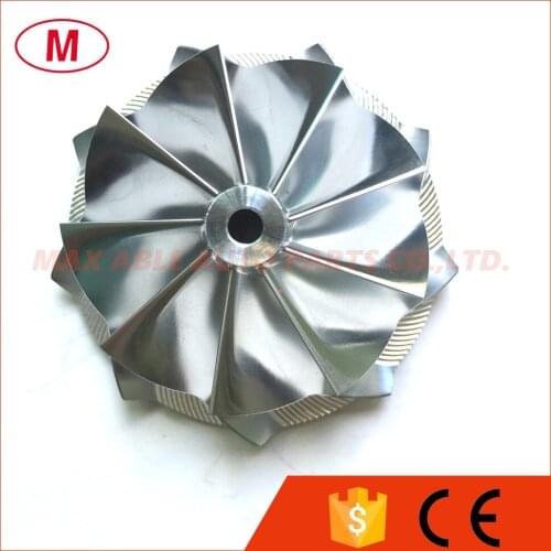 K04 High Preformance Turbocharger Aluminum 2618/Milling/Turbo Billet Compressor wheel 51.03/61.98mm 9+0 blades Forward Direction
