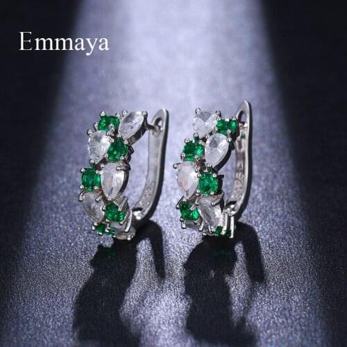 Emmaya Classical Mono Lisa Style Stud Earring Round Waterdrop Shape Women Design Elegant Decoration First Choice Attend Dinner