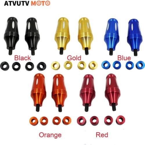 9MM 1Pair Motorbike Wheel Protector Scooter Frame Slider Fairing Guard Falling Protection For YAMAHA JOG RSZ Moped