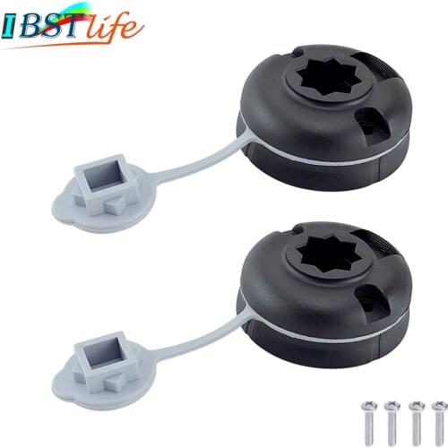 2PCS Canoe Kayak Star Mount Base Inflatable Boat Sea Fishing Rod Support Holder Pole Rack Mount Base Tackle Fishing Kit