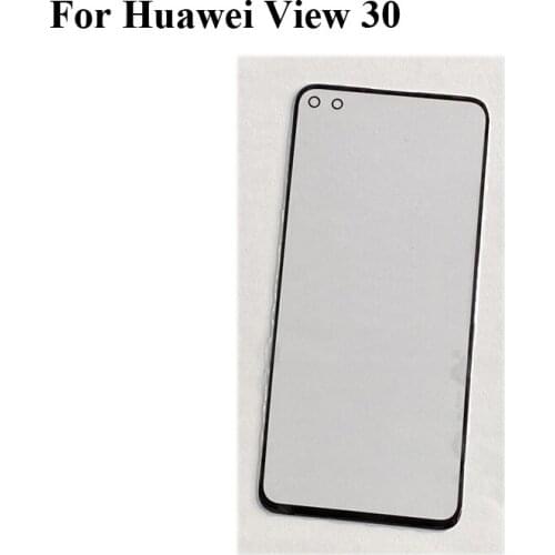 2PCS For Huawei View 30 Outer Glass Lens touchscreen Touch screen Outer Screen View30 Glass Cover without flex View 30