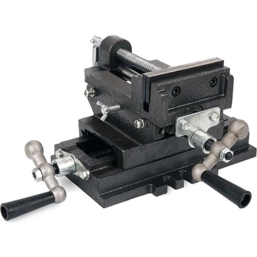 5 inch 125# cross pliers bench drill special two-way mobile vise clamp drilling and milling machine work vise