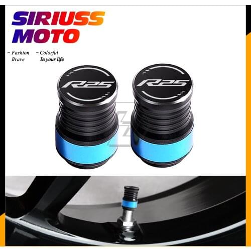 Motorcycle Accessories Valve Stem Cap Set Case for Yamaha YZF-R25 R25 All Year