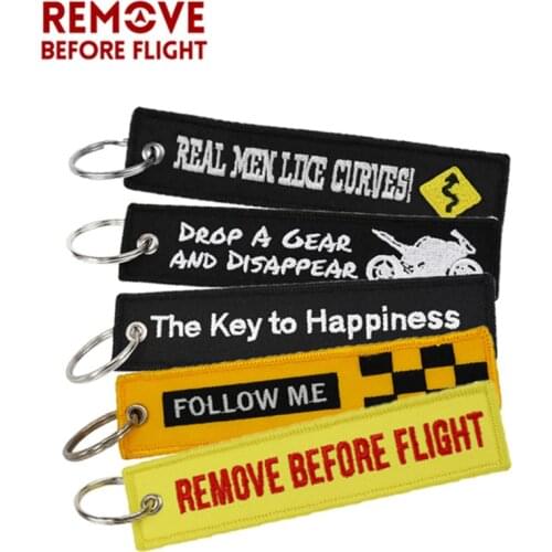 5 PCS/LOT Mix Styles Key Chain for Motorcycle Car Scooters Key Tag Embroidery Key Fob Key Holder OEM Keyrings chaveiro Key Ring