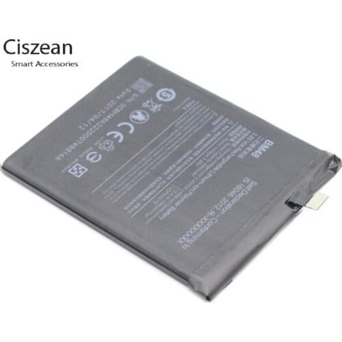 Ciszean 5Pcs 3.85V 4000mAh 15.4Wh Li-Polymer BM48 Replacement Battery For Xiaomi Mi Note 2