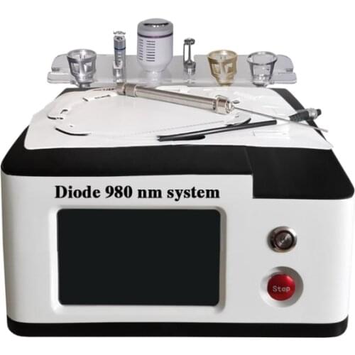 Diode Laser 980nm 1470 nm Laser Equipment for Spider angiomas Rosacea Spider veins