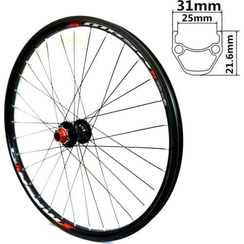 20"27.5"29"24"26"20mm Downhill DH FR Enduro MTB Front Wheel Disc High strength broadening