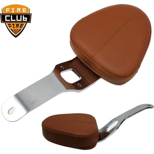 For Indian Scout 2015 - 2018 16 17 Scout Sixty 2016 - 2018 2017 Brown Driver Backrest Support Sissy Bar Pad