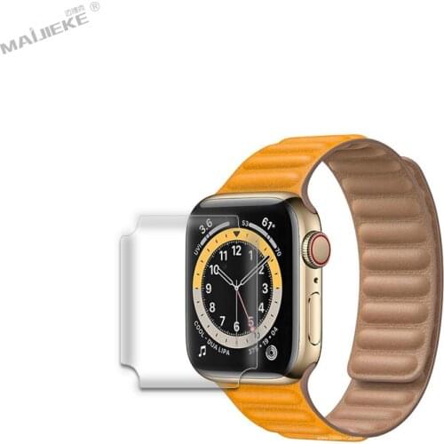 10D Full Cover HD Hydrogel Film for for Apple Watch Series 2 3 4 5 6 SE 42mm 44mm 38mm 40m Protective Guard Gel Screen Protector