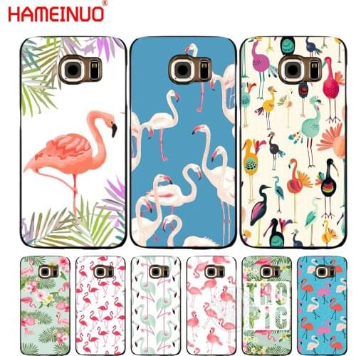 HAMEINUO Lips Flamingo cell phone case cover for Samsung Galaxy S7 edge PLUS S8 S6 S5 S4 S3 MINI