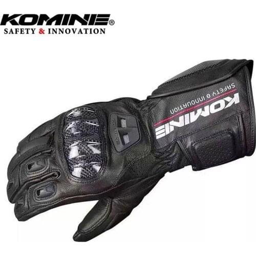 Komine GK-198 motorcycle racing carbon fiber leather gloves off-road motorcycle racing touch screen protective riding gloves