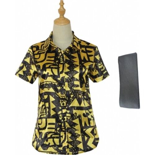 Cospaly Stranger 3 Things Eleven Costume Strangestory Print T Shirt Tees Blouse Women Yellow Shirt Blindfold Suspender