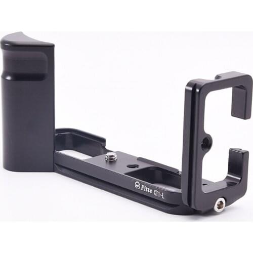 L-shaped Vertical Shoot Quick Release Plate Hand Grip Holder L Bracket Tripod Ballhead Support for Fuji Fujifilm X-T1 XT1