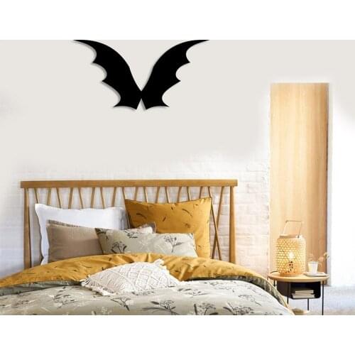 Bat Batman Wide Winged Wall Room Home Accessory Wooden Table 50x25cm