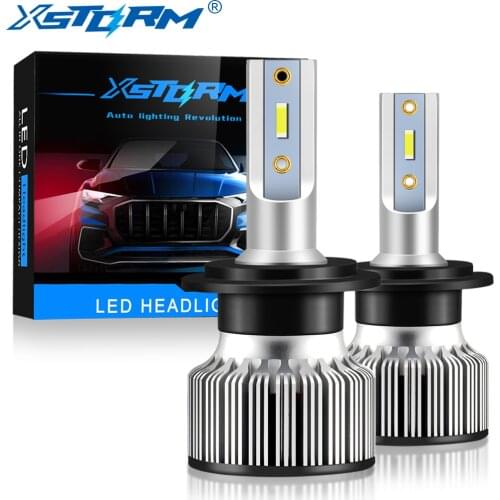 Mini H1 H7 H4 LED Headlight Bulbs Auto 10000LM 60W H8 H9 H11 9005 HB3 9006 HB4 Hir2 9012 Car H4 Led Lamps Fog Lights Bulb 12V